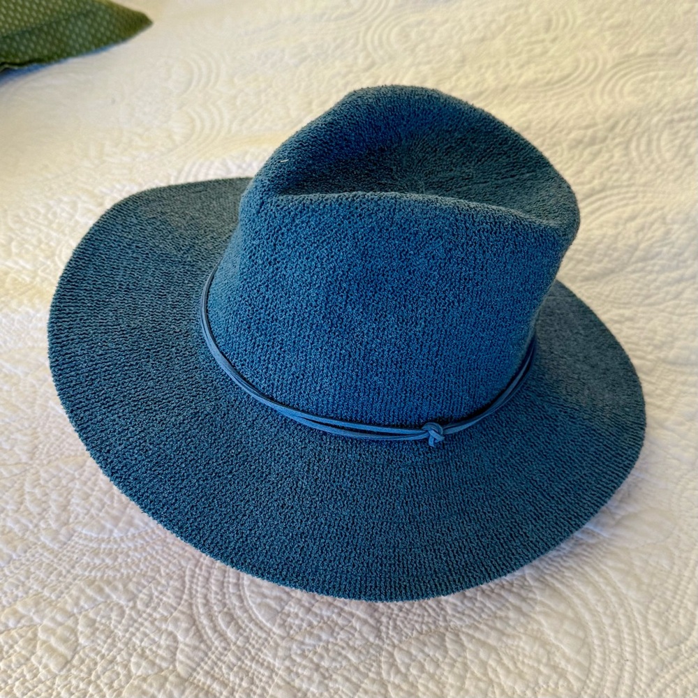 Anthropologie Teal Women's Fedora Hat